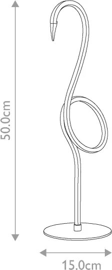 Lampă de birou LED Elstead FLAMINGO-TL-PNK - FLAMINGO LED/6W/230V 3000K roz