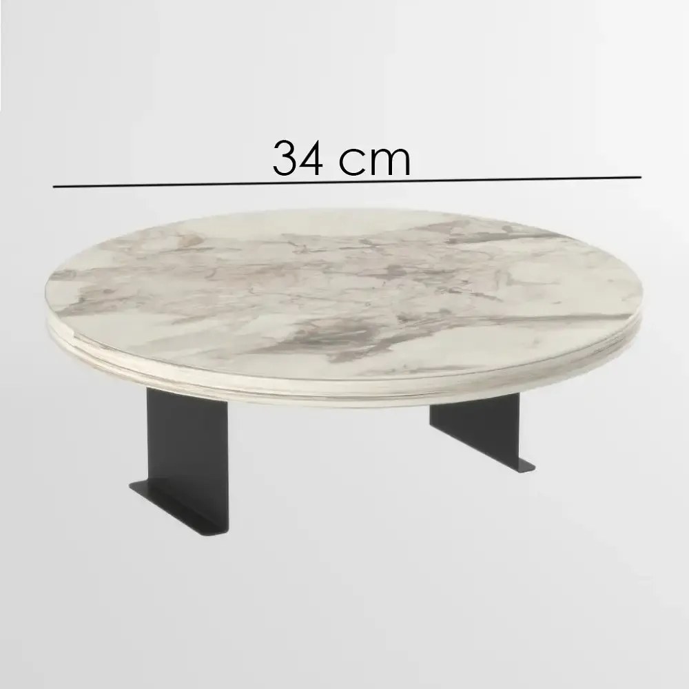 Masuta laterala Verla Homs, rotunda, reglabila, 25058