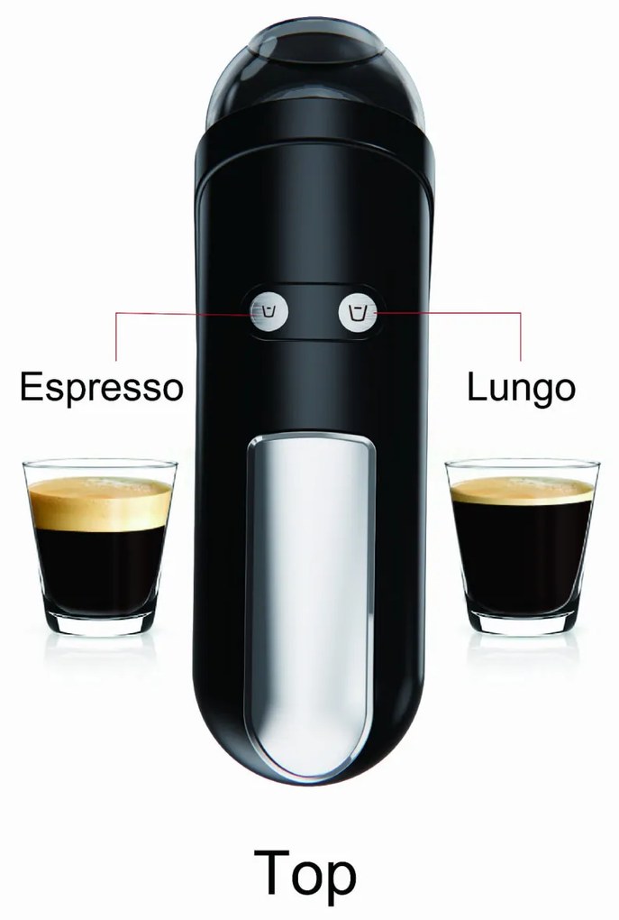 Aparat de cafea Royalty Line 1400 W capsule/Nespreso negru,NES4702 B