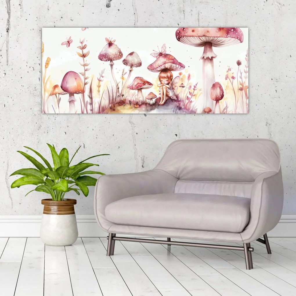 Tablou - Zâna Roz (120x50 cm)