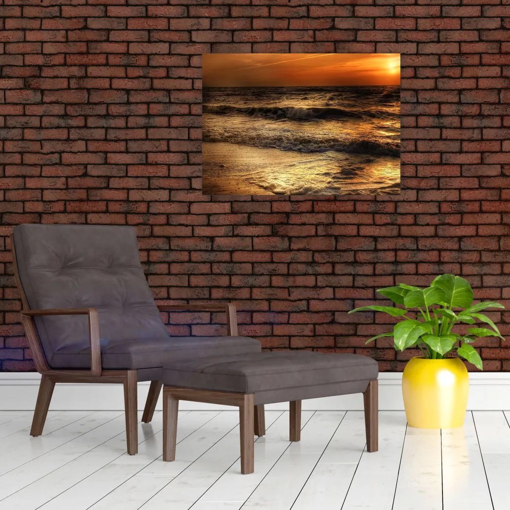 Tablou - Valuri la mal (70x50 cm)