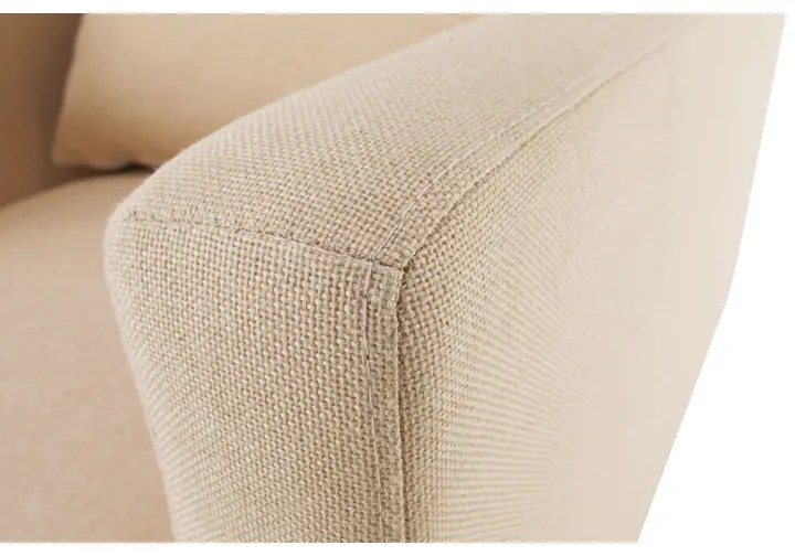 Fotoliu extensibil Culoare Bej / Nuc , ARKADIA