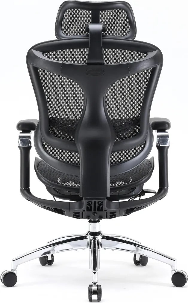 Scaun Ergonomic SIHOO Doro C300 Pro M101, Suport Lombar Adaptiv Inteligent, Spătar Reglabil pe Înălțime, Tetieră 3D, Cotiere 6D PU, Șezut Glisant, Reclinare 135°, Mesh, Negru