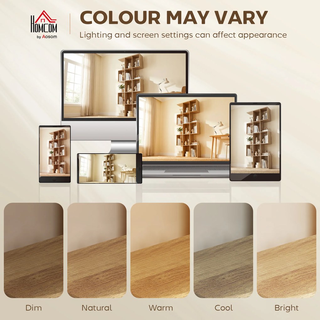 HOMCOM Divizor elegant cu design zigzag | Aosom Romania