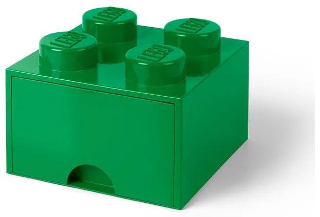 LEGO - Cutie depozitare 2x2 cu sertar, Verde