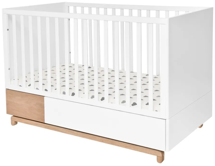 Patut copii Nomi 70x140 cm cu sertar