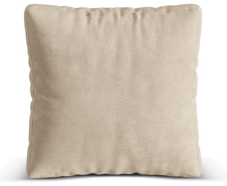 Pernă pentru canapea modulară bej cu tapițerie din catifea Martina – Micadoni