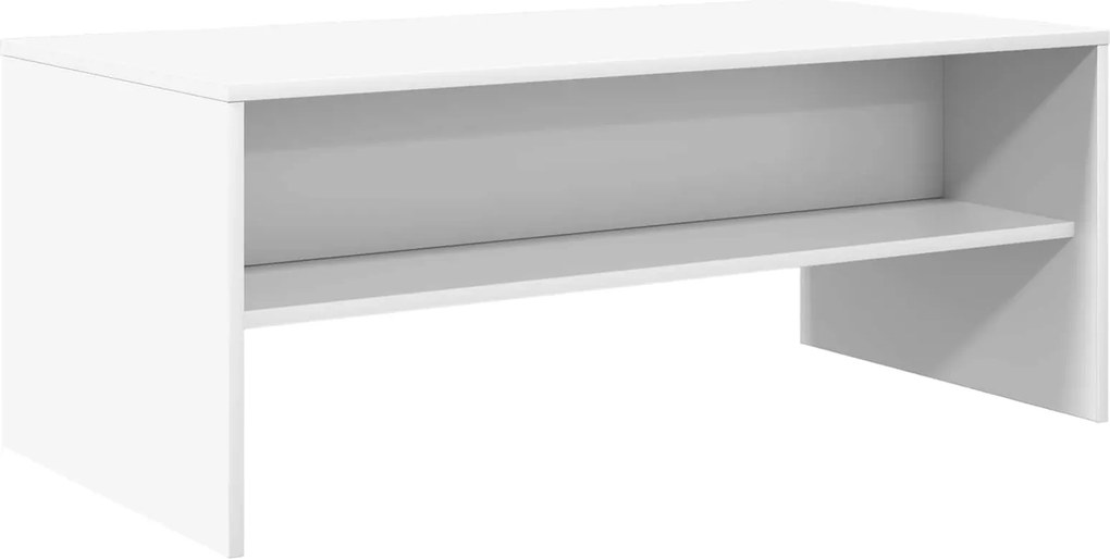 vidaXL Masă de cafea Alb 100 x 50 x 40 cm Lemn compozit