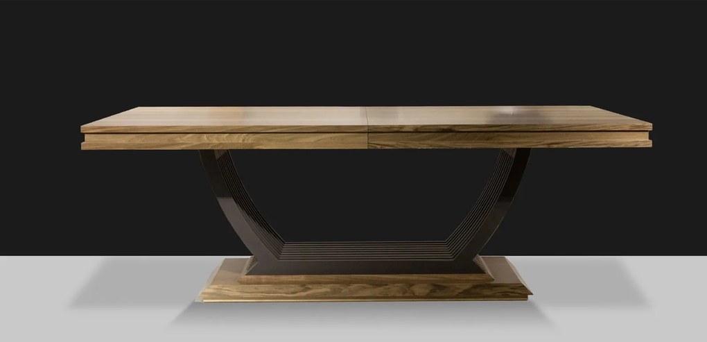 Masă lemn masiv Dining Chocolate 220/, 269 × 116 × 75 cm