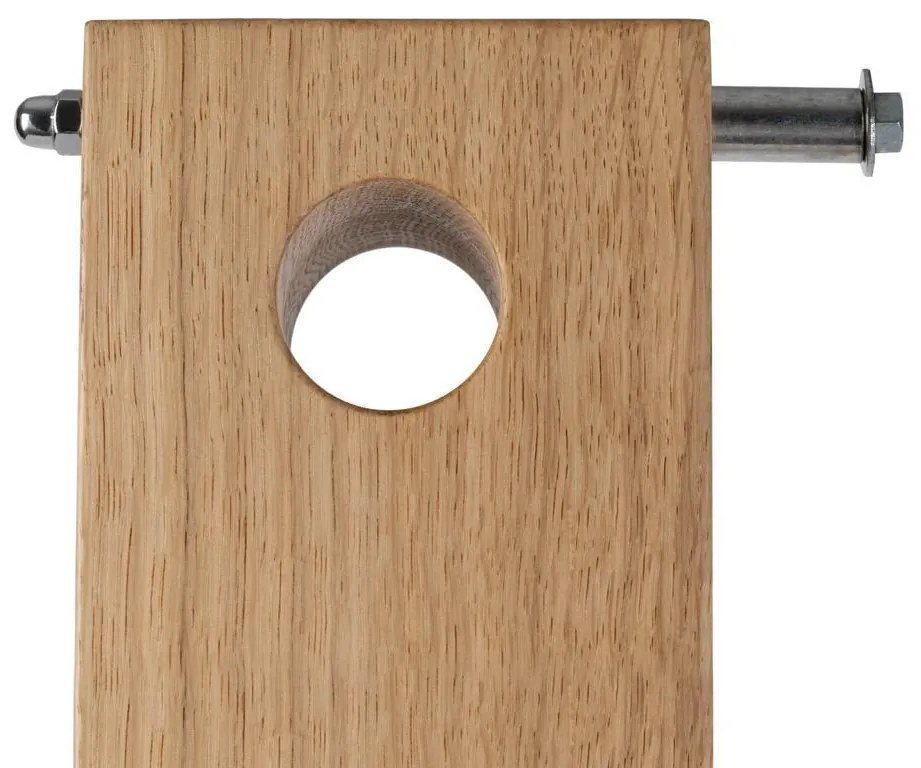 Suport Vertical 8 Sticle Vin din Lemn de Stejar