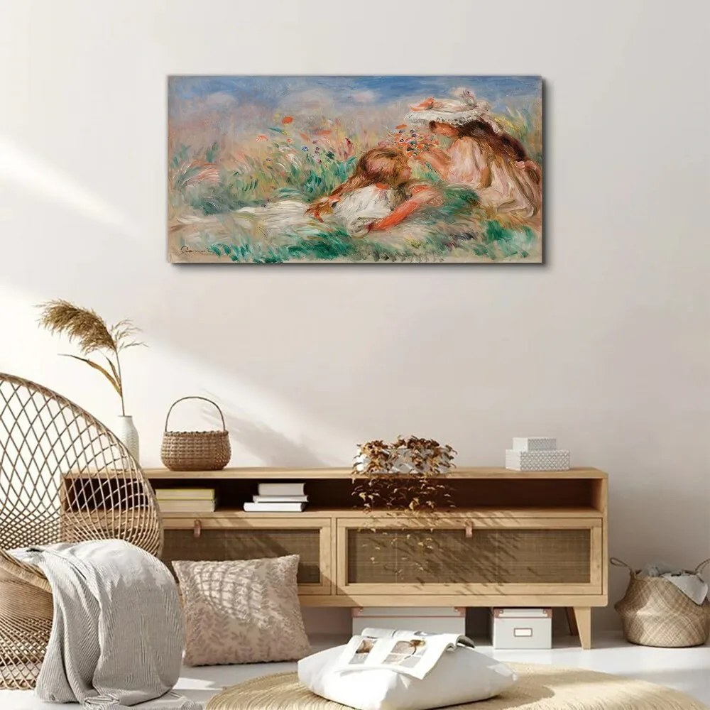 Tablou canvas Fete Flori de Lunca