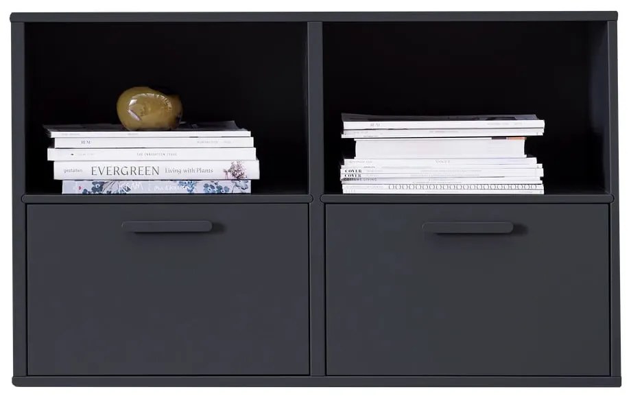 Comodă suspendată cu 2 uși Keep by Hammel, negru