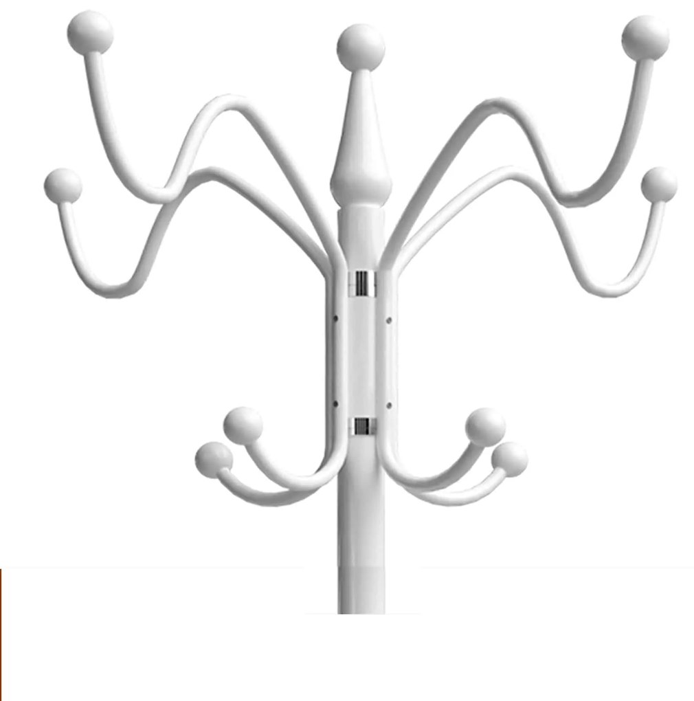 Cuier de podea TENZY cu bază din marmură, 37x173cm, alb Casaria