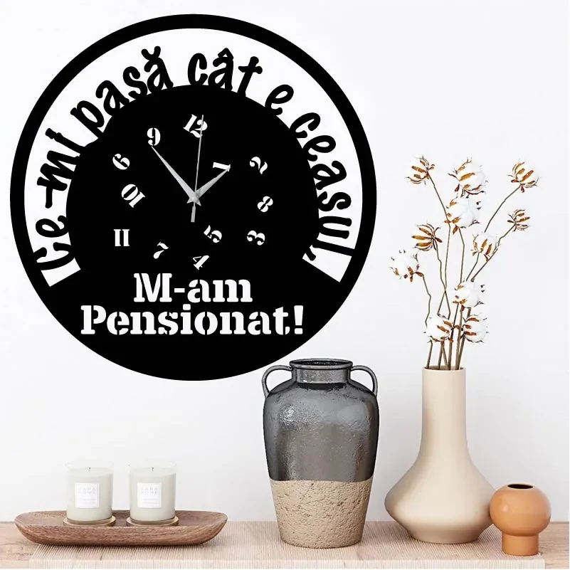 Ceas de perete M-am pensionat 2