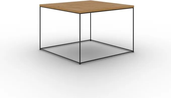 Măsuță de cafea RONI 2, ADRK Furniture (Culoare: Negru / Alb Lucios)