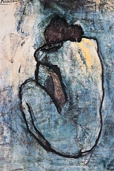 Poster Pablo Picasso - blue nude 1902