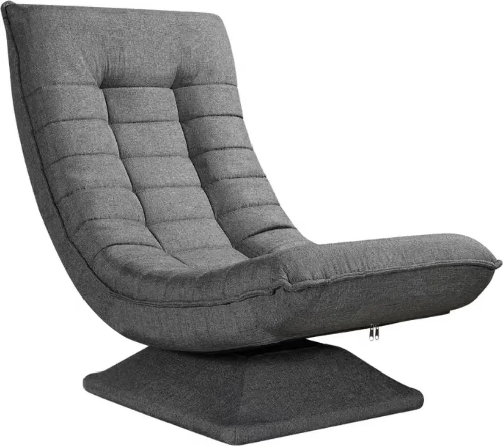 Șezlong ABERDEEN, 87x60x105cm, gri Casaria