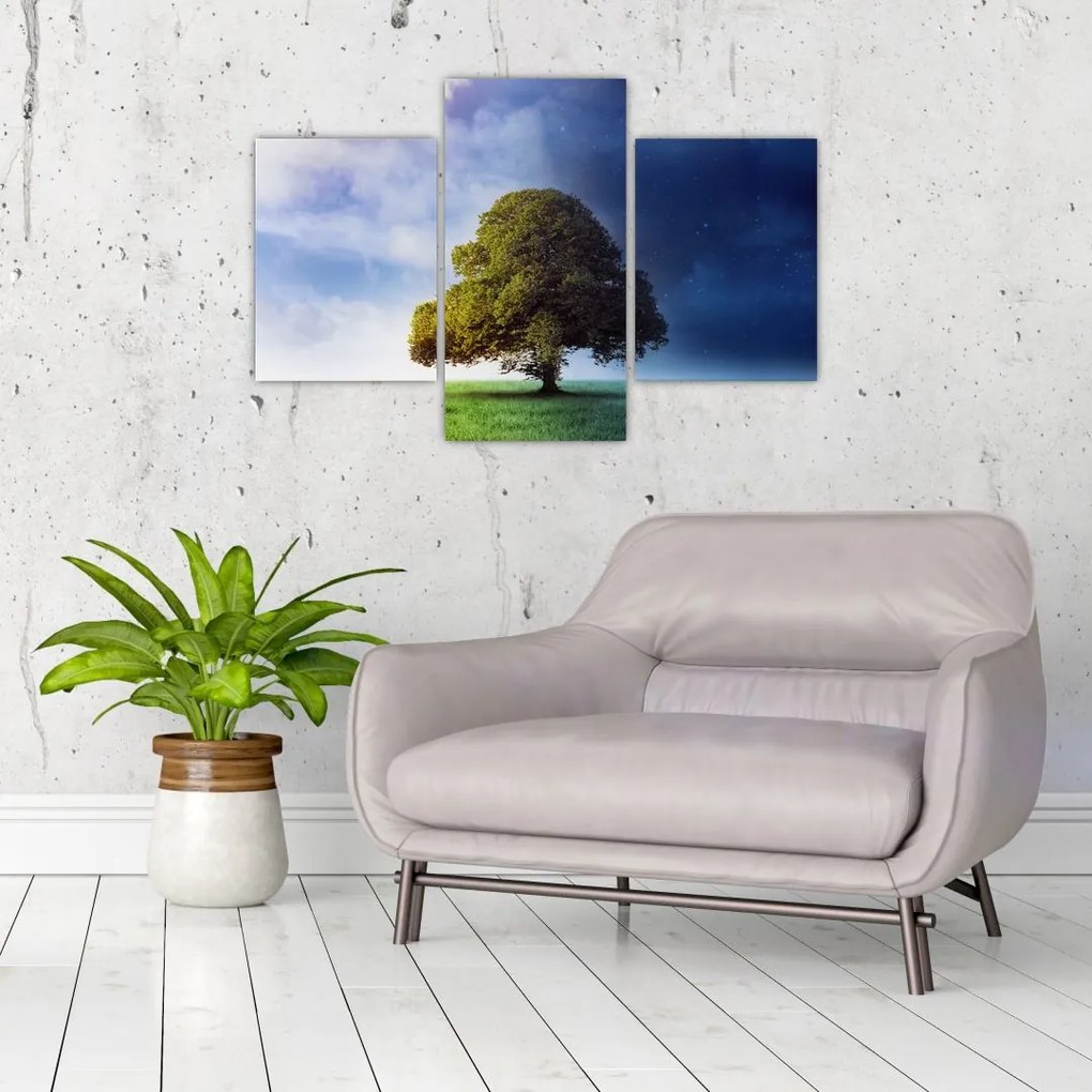 Tablou - Noapte și zi (90x60 cm)