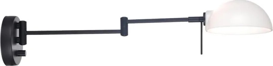 Halo Design 740215 - Aplică de perete KJOBENHAVN, 1 x soclu G9, 28 W, 230 V, neagră