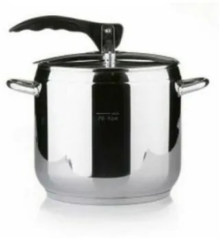 Oala sub presiune din inox, 7 litri, Perfect Home