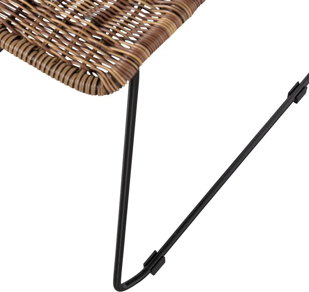 Scaune de grădină în culoare naturală 2 buc. din ratan artificial Wings – WOOOD