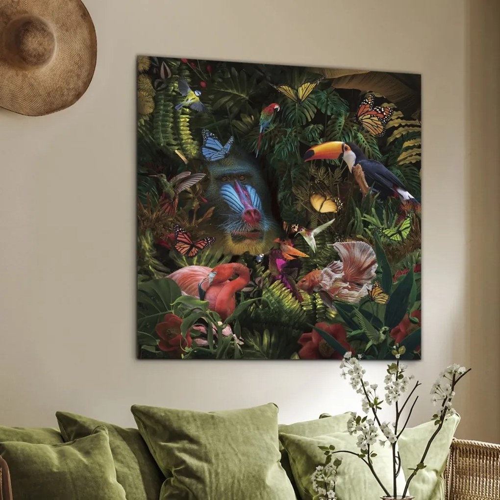 Tablou de perete decorativ Selvatica, 100x100cm