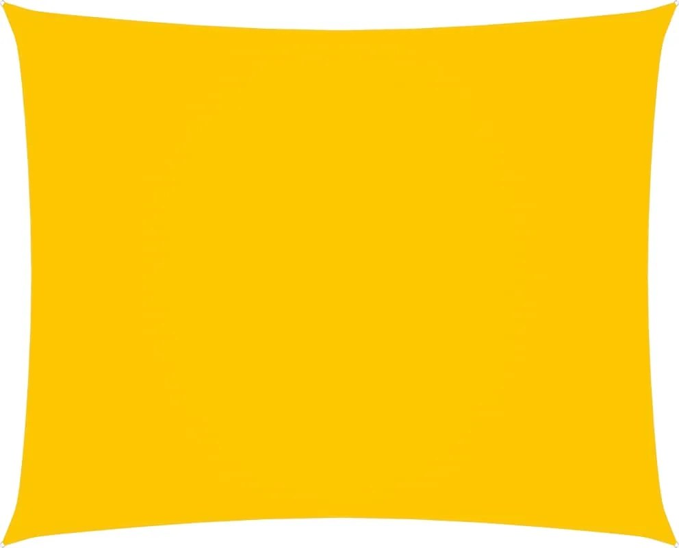 vidaXL Parasolar, galben, 3x4 m, țesătură oxford, dreptunghiular