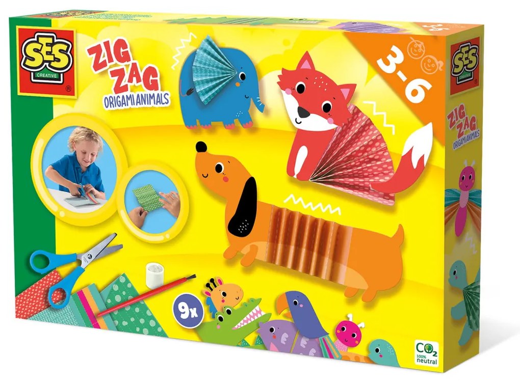 Set creativ - Origami animale ZIG ZAG