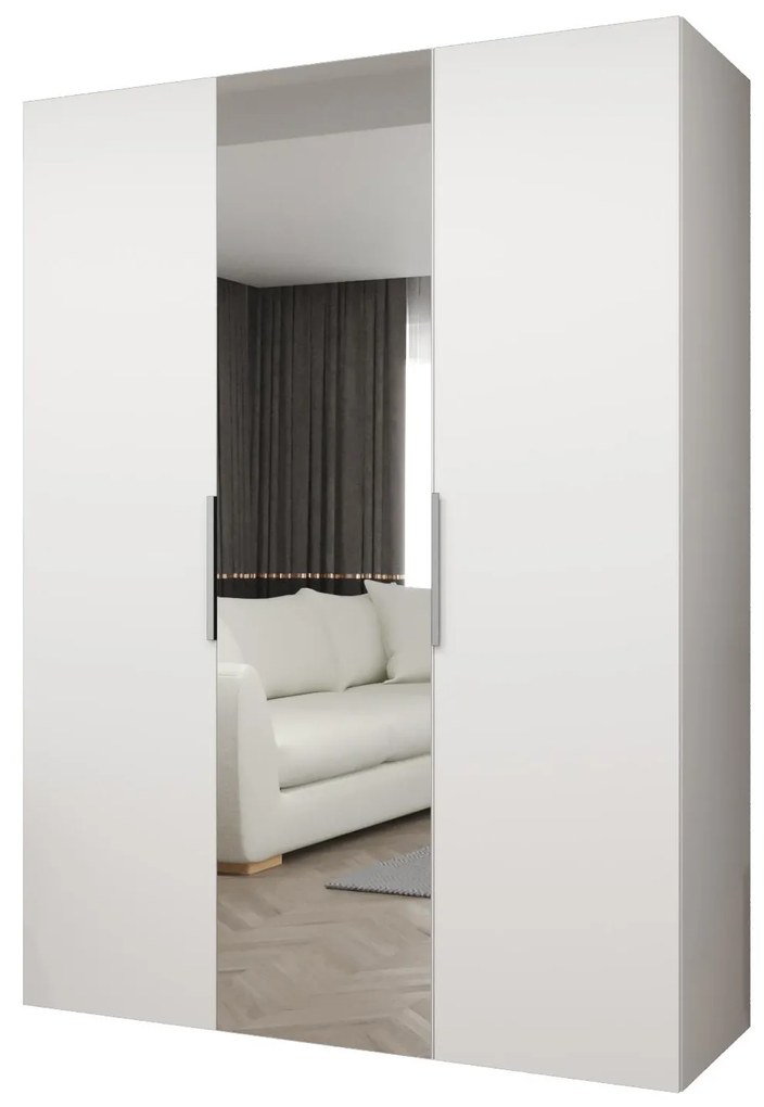 Dulap de haine 150 cm Mirabella 2 (alb + Cașmir). 1126405