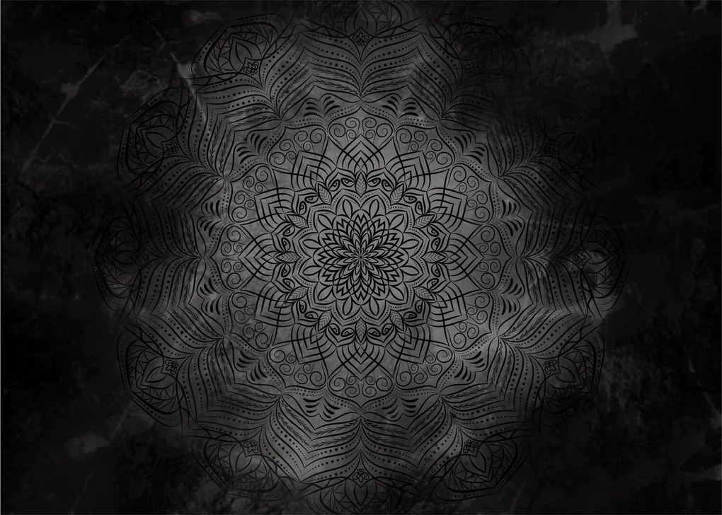 Tablou pe sticlă -Mandala mistică (70x50 cm)