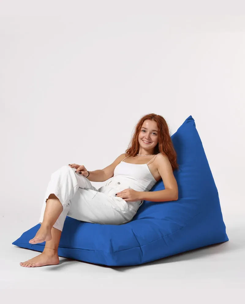 Fotoliu puf pentru grădină Pyramid Big Bed Pouf - Blue