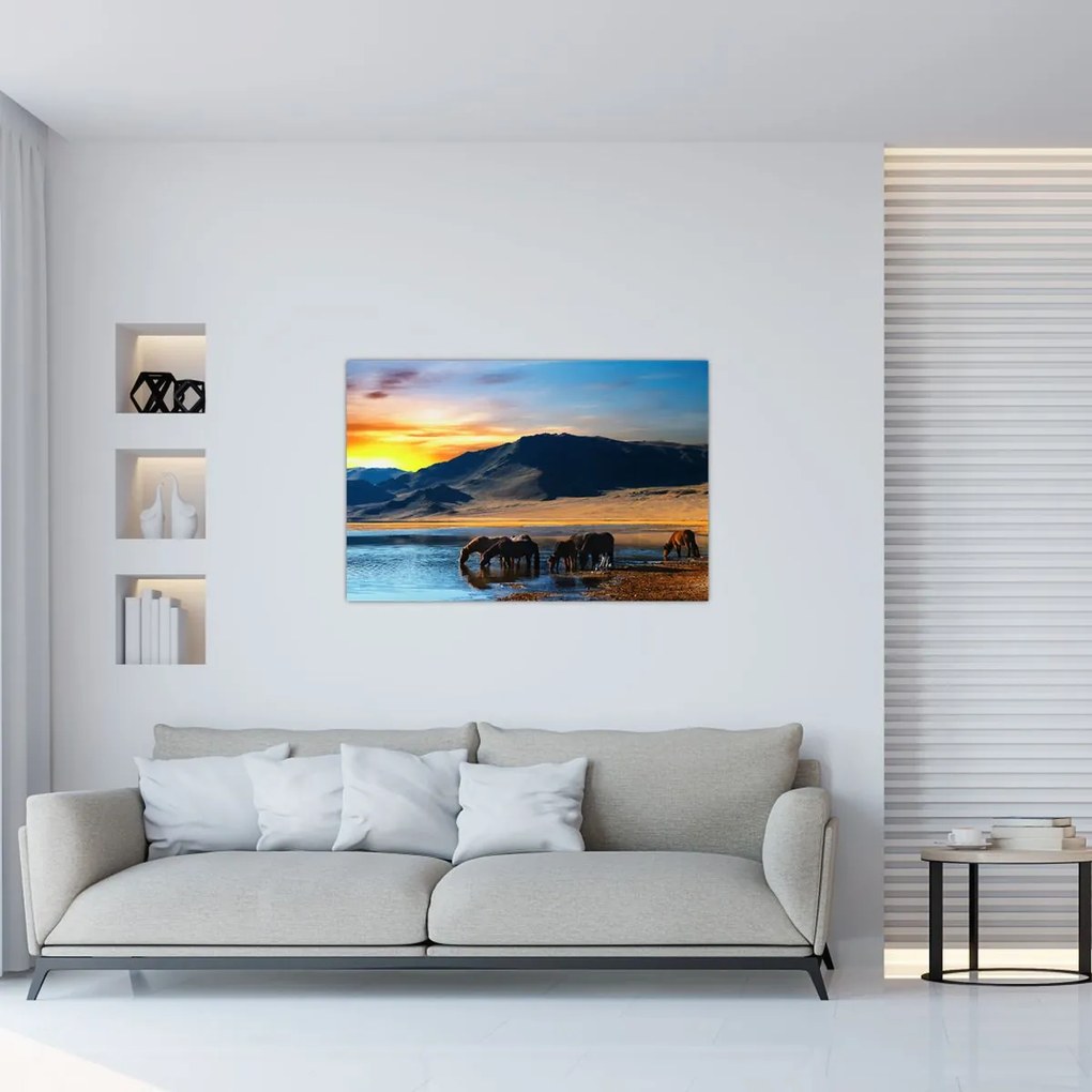 Tablou - Alimentarea cu energie electrică (90x60 cm)
