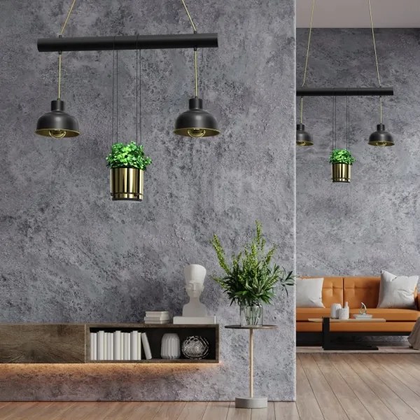 Lustră pe cablu FLORA 2xE27/60W/230V