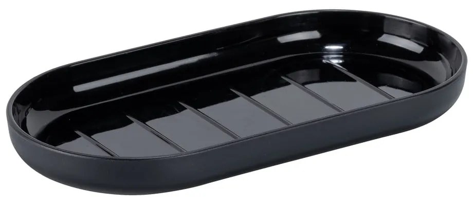 Set de accesorii de baie negru din plastic Fano – Allstar