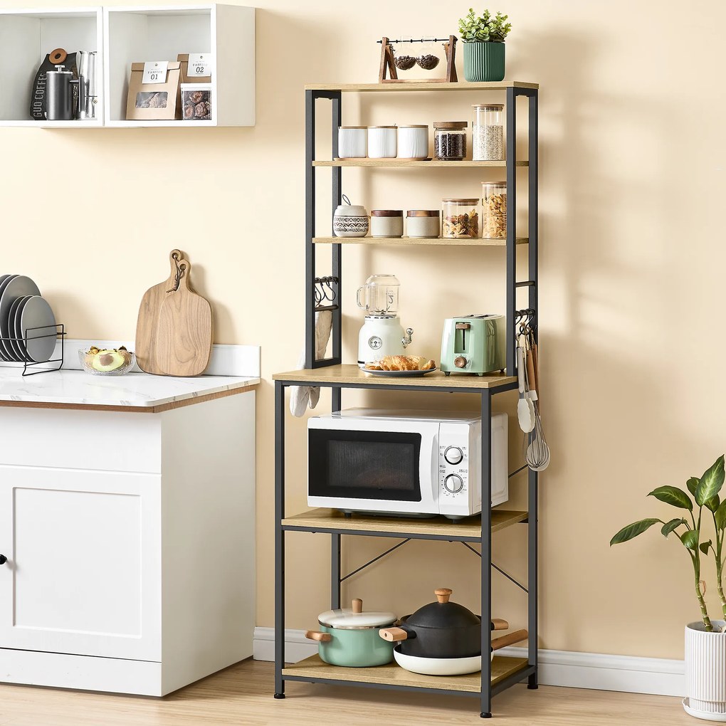 Raft de bucatarie TAYLOR ARTISAN 6 polite, 167x60 cm