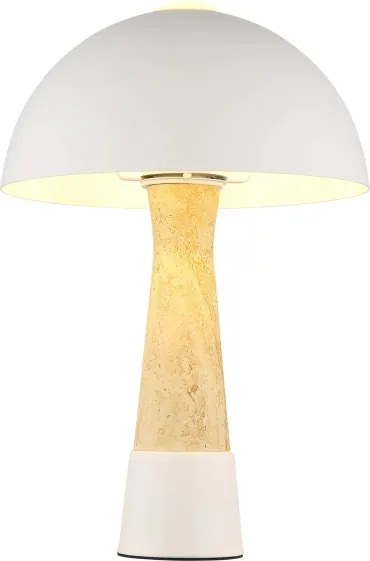 Globo 51070122 - Lampă de masă PAULIN 1xE27ILLU/40W/230V crem
