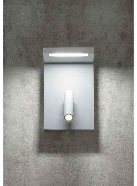 Spot LED de perete Redo 01-1499 AGOS LED/6W/230V + LED/3,2W USB alb