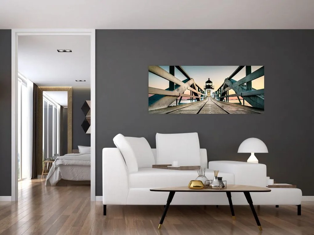 Tablou - pe dig (120x50 cm)