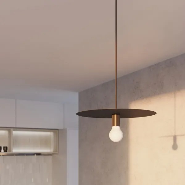 Lustră pe cablu FLAVIO 1xE27/60W/230V neagră Sollux SL.0853