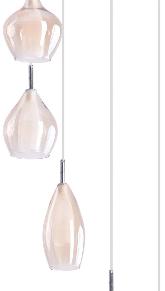 Lustra moderna AMBER MILANO 9 alama
