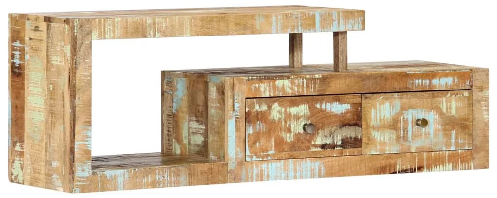 vidaXL Comodă TV, 120 x 30 x 40 cm, lemn masiv reciclat