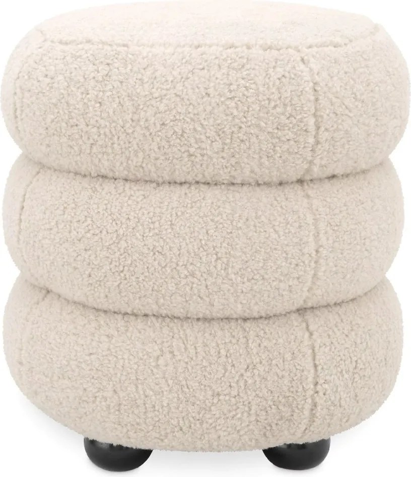 Taburete elegant design LUX Tulum, Brisbane cream