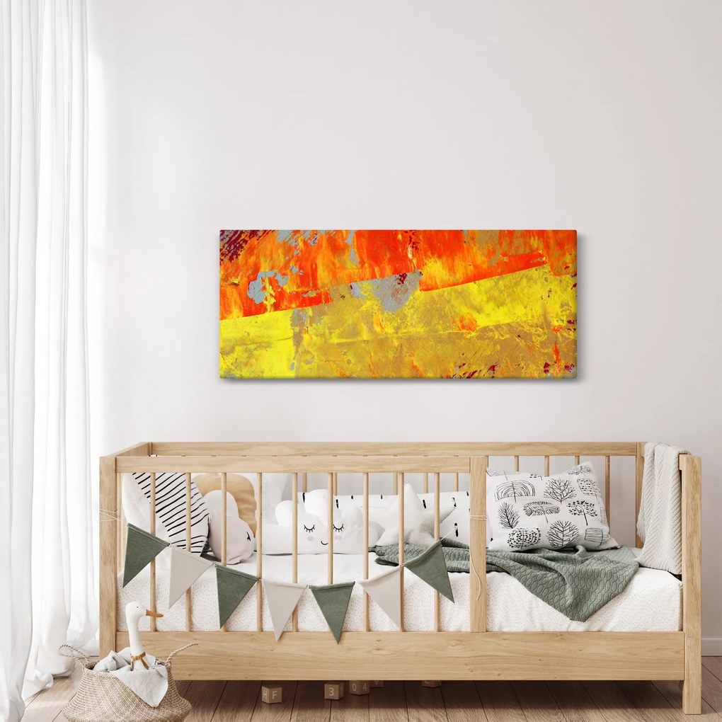 Tablou cu abstracție - pictura (120x50 cm)