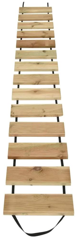 Rola cu placi de podea, 35x300 cm, lemn de pin tratat 35 x 300 cm, 1
