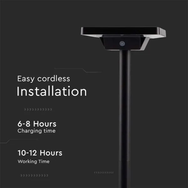 Lampă LED solară de exterior LED/2W/3,7V IP65 3000/4000/6500K