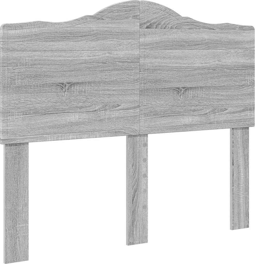 vidaXL Tăblie cap Gri Sonoma 120 cm Lemn compozit