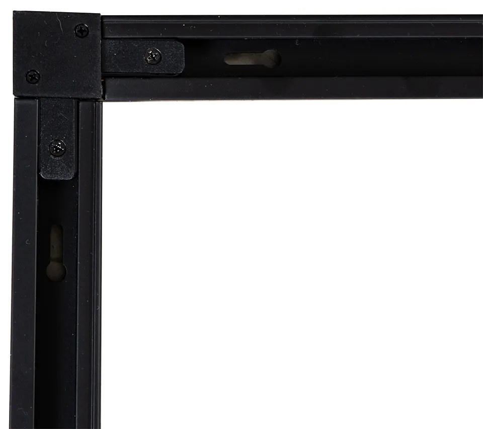 Sistem modern de iluminat pe șine cu 5 spoturi negre monofazate GU10 50mm - Iconic Ruby