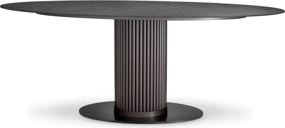 Masa pentru exterior si interior design LUX Volterra, 200x119cm