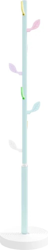 vidaXL Cuier de haine, albastru, 172 cm, fier vopsit electrostatic