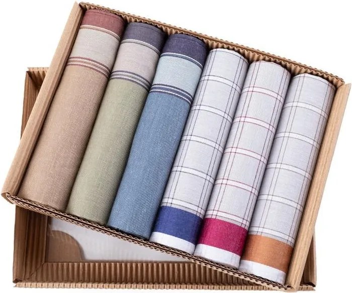 ETEX Set cadou batiste bărbăteşti QUIDO 6 buc
